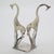 Vintage Italian Handmade Genuine Silver Giraffes Figurine, 1980s For Sale - Image 3 of 10