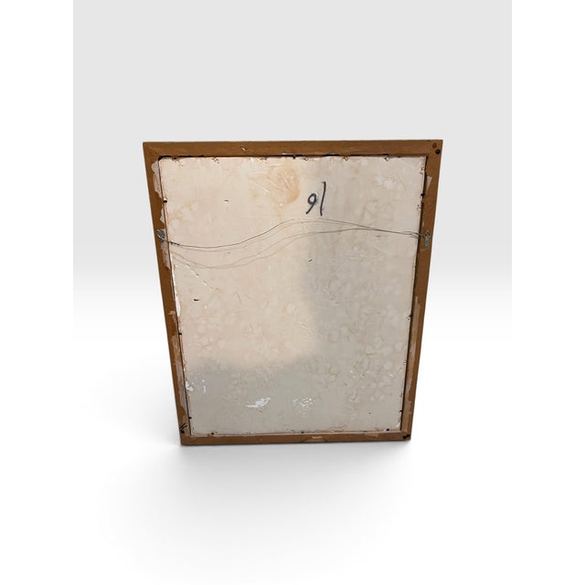 Late 20th Century Attributed to Peter Keil Signed Neo-Expressionist Abstract Portrait Painting, Framed For Sale In West Palm - Image 6 of 6
