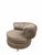 Camel MCM Barrel Back Lounge Chairs Newly Reupholstered – Pair For Sale - Image 8 of 10