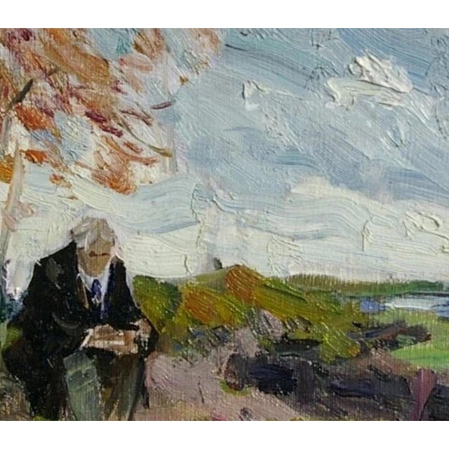 Soviet Era Oil Painting: Ukrainian Artist Plamenitsky, 1970s 40-45 For Sale - Image 4 of 6