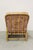 Rattan garden furniture set comprising an armchair and a two-seater sofa, seat height 45 cm, armchair dimensions width 69...