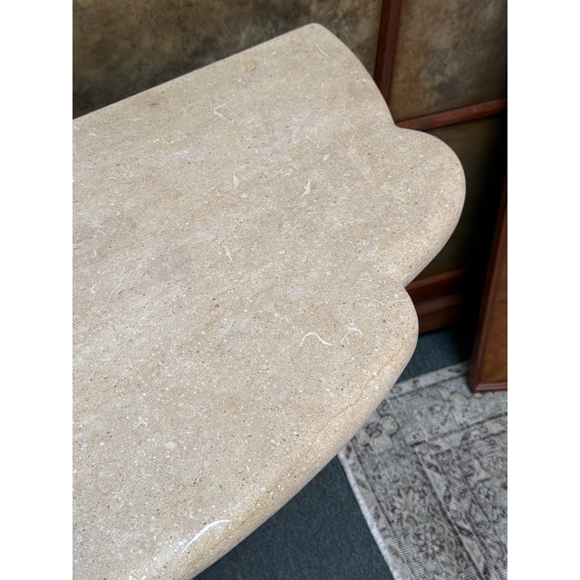 Dennis and Leen Pietra Stone Console Table For Sale - Image 10 of 12