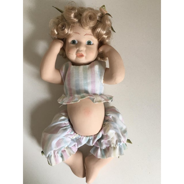 Mid 20th Century Bisque Porcelain Doll For Sale - Image 4 of 15
