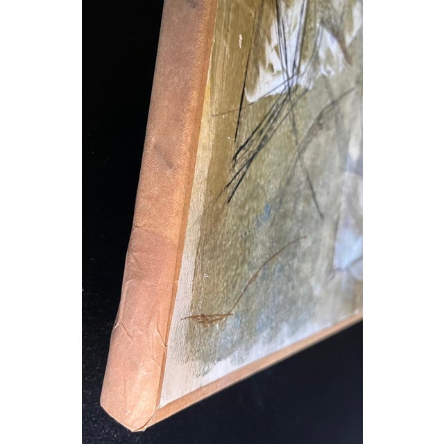 Vivaldo Martini, Abstract Composition No. 1, Oil on Canvas, 1963 For Sale - Image 9 of 12