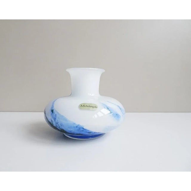 Swirl Art Glass Vase from Michelangelo, 1980s For Sale - Image 3 of 11