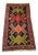 Vintage Caucasian Karabagh Rug in Hand-Knotted Wool with Geometric Medallions, 1980s For Sale