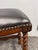 Ambella Home Collection Barley Twist Leather Stools, Pair For Sale - Image 4 of 12
