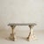 French Neoclassical Dolphin Console with Marble Top, 1940s For Sale - Image 4 of 11