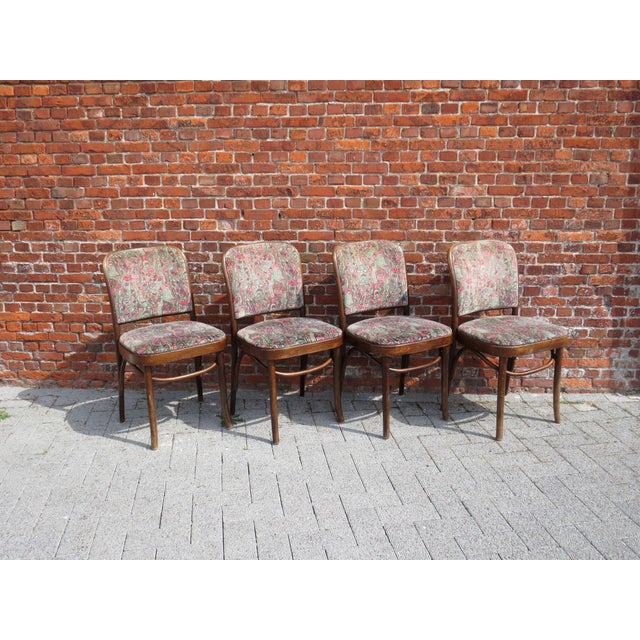20th Century Model Prague No. 811 Chairs by Josef Hoffmann, Set of 4 For Sale - Image 14 of 14