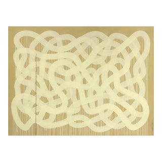 Fruity Ramen Alchemy: Butter - Large Original Contemporary Abstract Mixed Media Painting on Canvas by Jason DeMeo For Sale