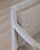 Made in Sweden around 1840, this carved pine bench retains its worn, old grey paint and an upholstered seat. The carving...