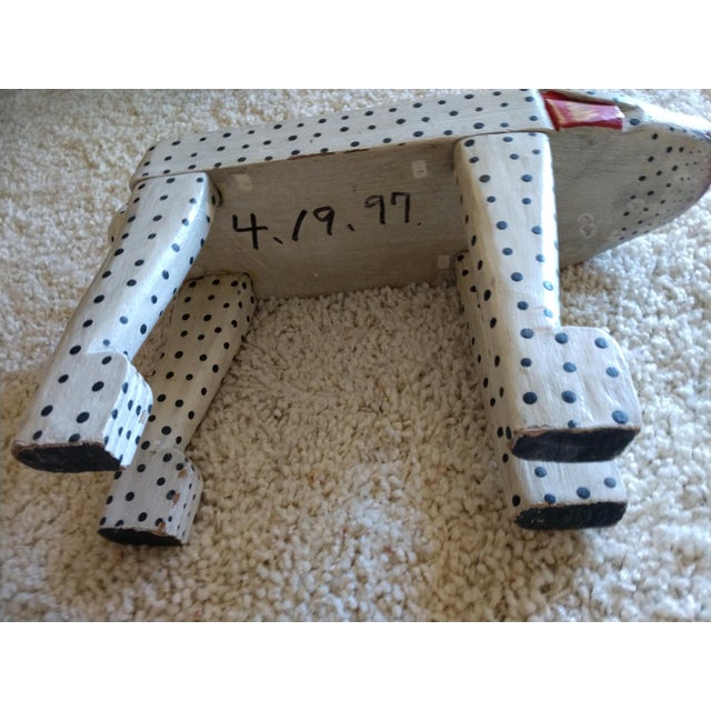 Indonesian Hand Carved Wooden Cat Table Chairish