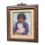 Late 20th Century Oil on Canvas Portrait Painting of a Beautiful Navajo Child, Framed For Sale