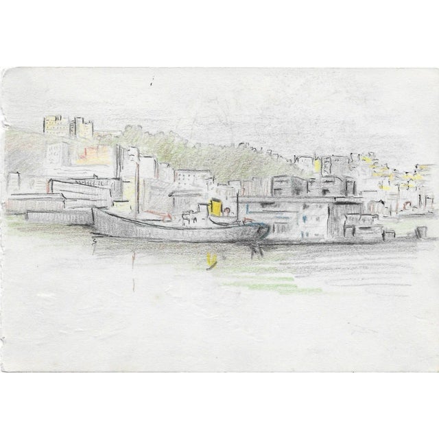 Painting by English artist Ivy Attwell (1895-1985). Attwell traveled extensively all over the world and recorded her...