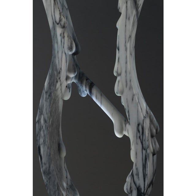 Glow Up Floor Lamp in Pele De Tigre Marble by Manta For Sale - Image 4 of 8