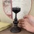 Pair of Bronze Lotus Candlesticks – 5.9" Buddhist Altar Candle Holders With Dragon Base For Sale In Los Angeles - Image 6 of 11