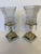 Vintage Cut Crystal Vase Hollywood Regency Candle Holders - A Pair For Sale - Image 4 of 4