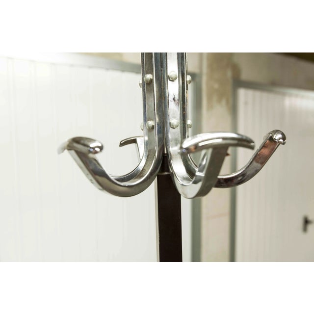 Industrial Parrot Coatstand in Chrome and Black, 1960s For Sale - Image 11 of 17