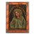 Our Lady of the Cave, Oil on Tin, 19th Century For Sale