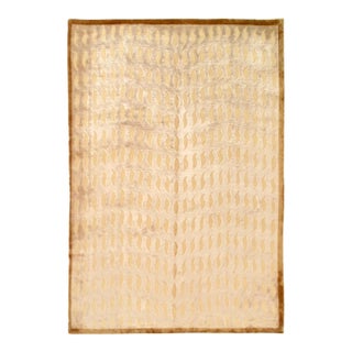 Pasargad DC Modern Fine Hand Knotted Silk Rug For Sale