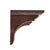 1970s Craftsman Style Carved Wall Shelf For Sale - Image 4 of 4
