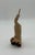 Late 20th Century Late 20th Century Signed Montserrat Hand-Carved Wooden Crane Sculpture, 8.5” For Sale - Image 5 of 12