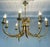 Brass and Chrome Pineapple Chandelier, 1970s For Sale - Image 4 of 10