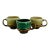 Ryan J. Greenheck Studio Pottery Mugs- Set of 3 For Sale