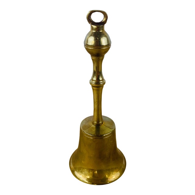 1970's Vintage Table Brass Bell For Sale