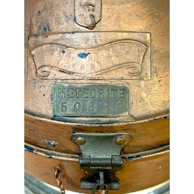 Antique English Maritime Lantern "Meteorite 50811" by Meteorite Lamp Co. For Sale In West Palm - Image 6 of 12