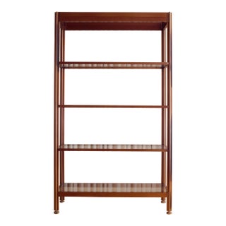The Vintage Rose Gold Toned Brass Etagere For Sale