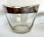 1950s 1950's Dorothy Thorpe Silver Band Glass Serving Set - Set of 5 For Sale - Image 5 of 8