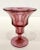 Moser Glassworks Antique Cut Art Glass Moser Crimson Vase For Sale - Image 4 of 5