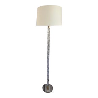 Vaughan Twisted Glass Floor Lamp For Sale