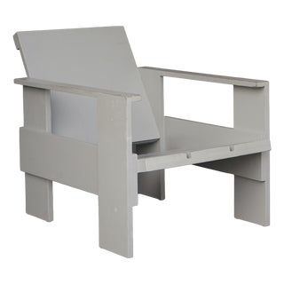 Plywood Crate Chair attributed to Gerrit Rietveld, 1970s For Sale