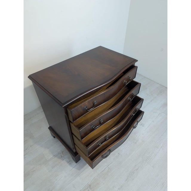 Vintage Chippendale Chest of Drawers in Wood, 1955 For Sale - Image 9 of 18