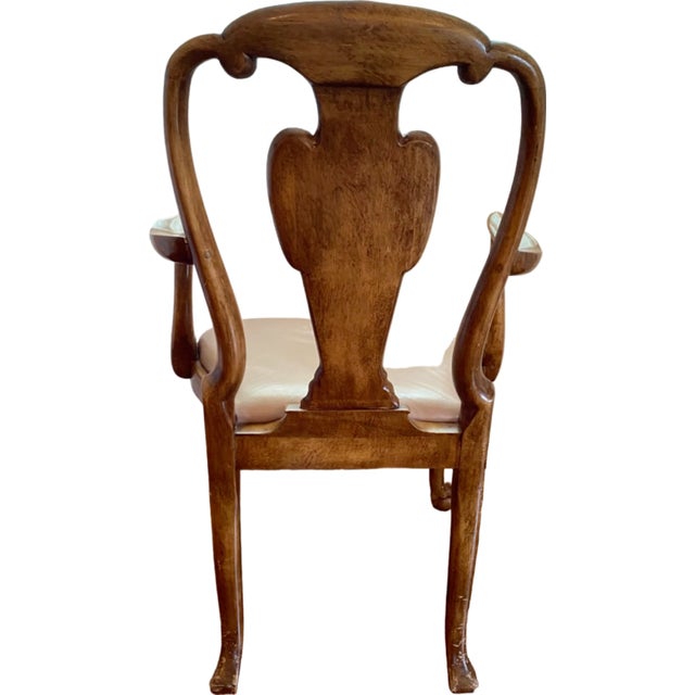 Wood 1920s George II Style Dining Chairs- Set of 12 For Sale - Image 7 of 12