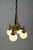 Art Deco Brass Chandelier, 1920s For Sale - Image 10 of 15