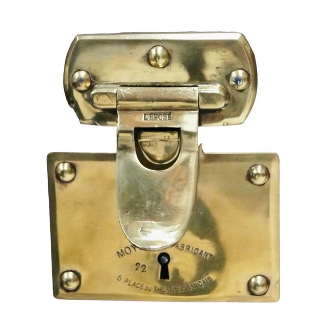 Brown Large Moynat Hat Trunk, 1910s For Sale - Image 8 of 10