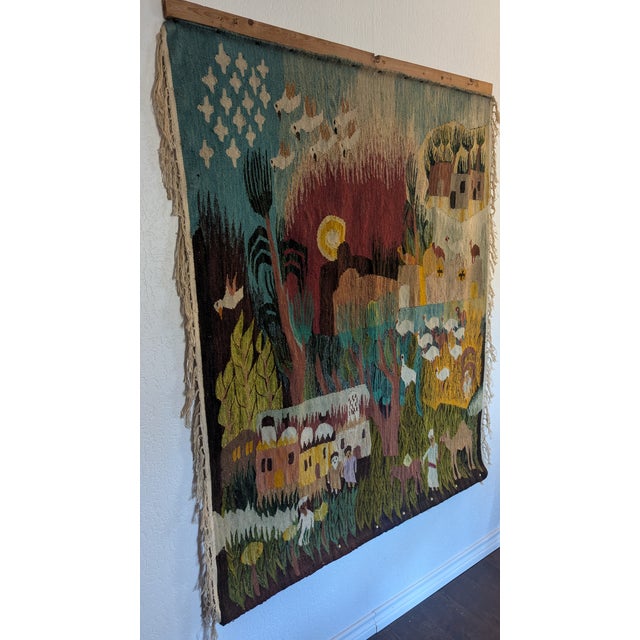 Tapestry by Alfredo Gauro Ambrosi, 1920s For Sale - Image 4 of 9