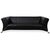 Model 322 2-Seater and 3-Seater Sofas in Black Leather from Rolf Benz, Set of 2 For Sale - Image 18 of 18