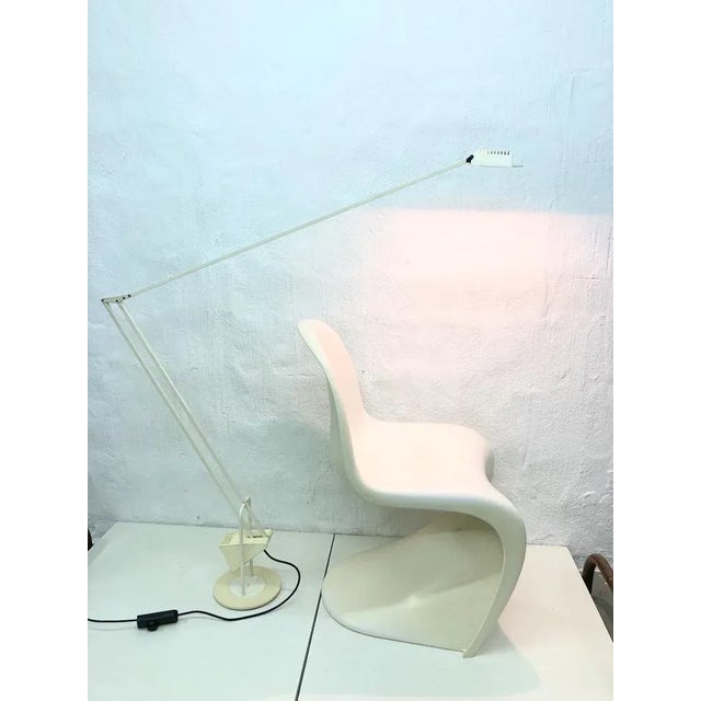Cream Adjustable Flamingo Floor Lamp by Fridolin Naef for Luxo, 1980s For Sale - Image 8 of 11