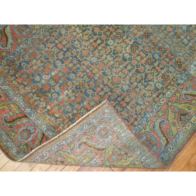 Persian Zabihi Collection Persian Bidjar Rug For Sale - Image 3 of 7