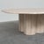 Contemporary French Sculptural Travertine Flower Coffee Table, 1980s For Sale - Image 3 of 16