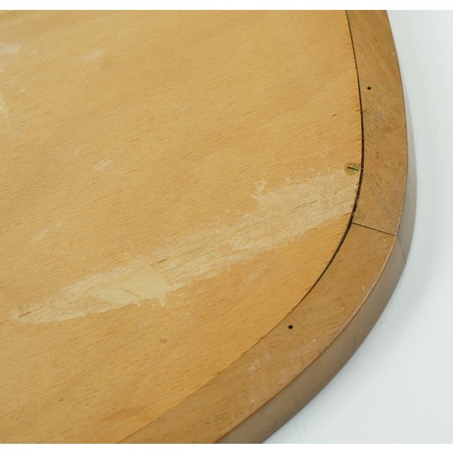 Mid-Century Modern Mirror with Mosaic and Cherrywood Frame, 1950s For Sale - Image 9 of 11