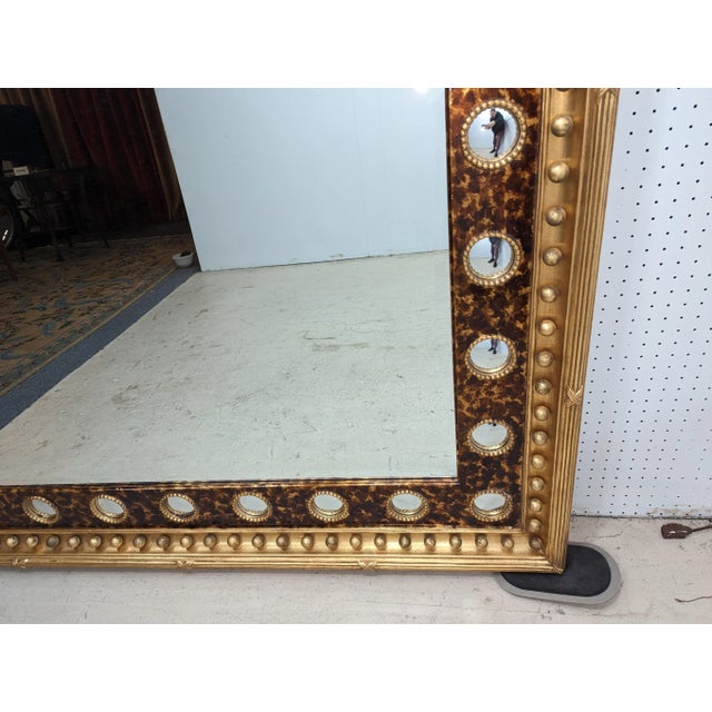 Brown Early 21st Century Friedman Brothers Regency Style Mirror For Sale - Image 8 of 13