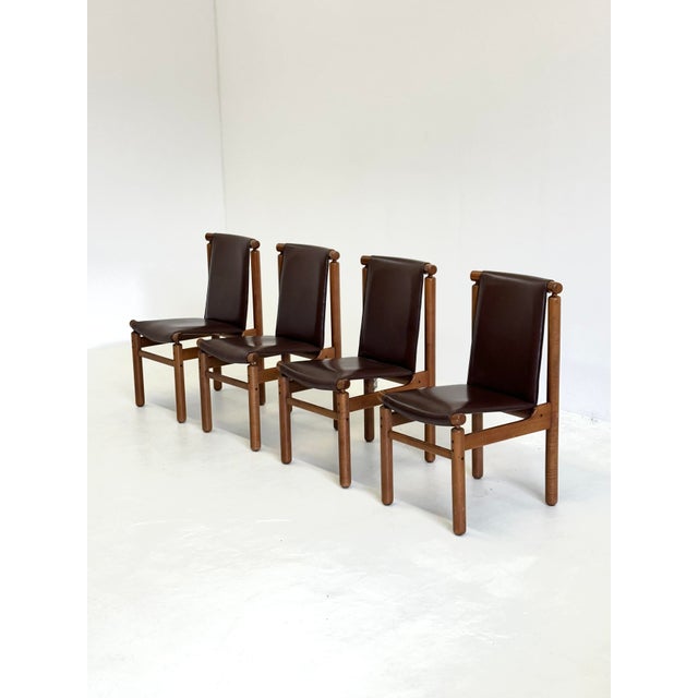 Dining Chairs by Tapiovaara for La Permanente Cantù, 1970s, Set of 4 For Sale - Image 16 of 16