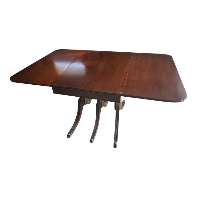 Vintage Queen Anne Duncan Phyfe Dining Room Table Chairish