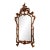 Large Antique 19th Century Rococco Venetian Carved Walnut & Gold Gilt Wall Mirror For Sale