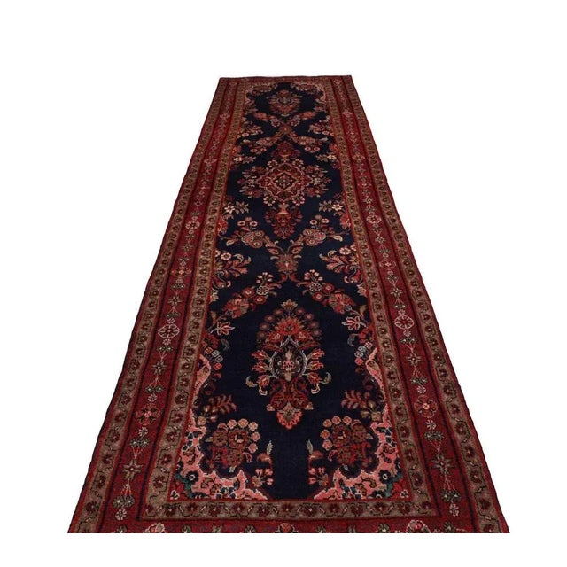 Hamadan Rug with Herati Pattern For Sale - Image 3 of 9